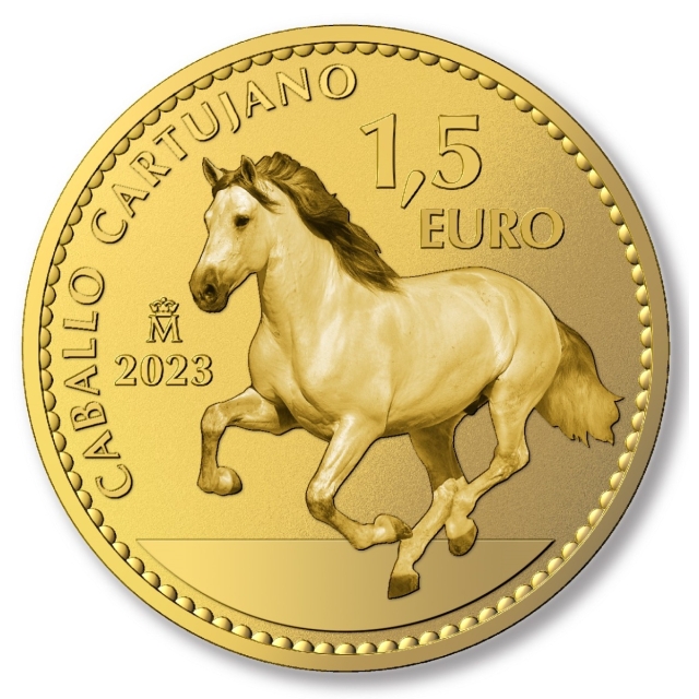 2023 Spanish Stallion (Caballo) 1-Ounce Gold Raw